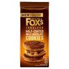 Fox's Half-Coated Milk Chocolate Cookies, 175g