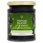 Duchy Organic Blackcurrant Preserve Extra Jam, 340g