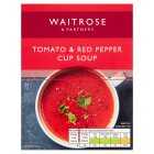 Waitrose Rich & Warming Tomato Pepper Cup Soup, 4x22g