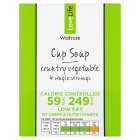LOVE life 59 calories cup soup country vegetable, 4x16.5g