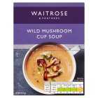 Waitrose Rich & Earthy Wild Mushroom Cup Soup, 4x24g