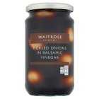 Waitrose pickled onions in balsamic, drained 230g