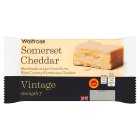 Waitrose Somerset Vintage Mature Cheddar Cheese Strength 7, 350g
