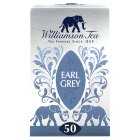 Williamson Tea Earl Grey 50 Tea Bags, 125g