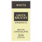 Green & Black's Organic White Chocolate Bar, 90g