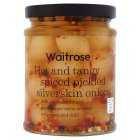 Waitrose onions spiced & pickled, drained 170g