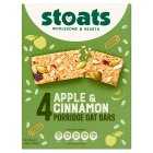 Stoats 4 Apple & Cinnamon Porridge Oat Bars, 4x42g