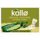 Kallo Organic 8 Vegetable Stock Cubes, 88g