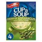 Batchelors 4 Cream of Asparagus Cup a Soup, 117g