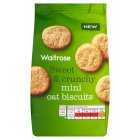 Waitrose Mini Oat Biscuits, 125g