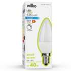 Wilko 1 pack Small Screw E14/SES LED 6W 470 Lumens Daylight Candle Light Bulb