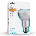Wilko 1 pack Screw E27/ES LED 10W 800 Lumens R80 Spotlight Bulb