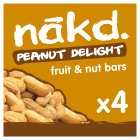 nakd. Peanut Delight Fruit & Nut Bars Multipack, 4x35g