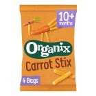 Organix Carrot Stix Toddler Corn Puffs, 4x15g