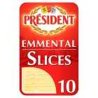 President Sliced Emmental Cheese, 200g