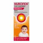 Nurofen for Children 3+ months Ibuprofen Oral Suspension Strawberry 100ml
