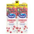 Ocean Spray cranberry classic, 4x1litre