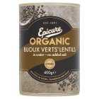 Epicure Organic Bijoux Verts Lentils, drained 240g