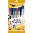 Bic Cristal Original Ballpoint Pens Assorted Colours 10 pack