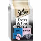 Sheba Fresh and Fine Fish in Jelly Cat Food Pouches 6 x 50g