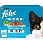 Felix Original Fish Selection In Jelly Cat Food 12 x 100g 