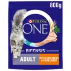 Purina ONE Adult Cat Rich in Chicken Dry Food 800g