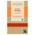 Waitrose Fairtrade Rich & Robust 50 Assam Tea Bags, 125g