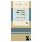 Waitrose English Breakfast Loose Leaf Tea, 125g
