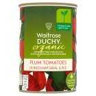 Duchy Organic Plum Tomatoes in Natural Juice, 400g