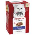 Gourmet Mon Petit Cat Food Pouches Fish 6 x 50g