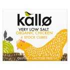 Kallo Organic Very Low Salt Chicken 6 Cubes, 48g