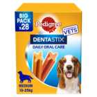 Pedigree Dentastix Medium Dog Treats 28 Pack