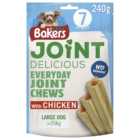 Bakers Joint Delicious Large Dog Treats Chicken 240g