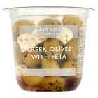 Waitrose Greek Conservolia & Kalamata Olives with Feta, 145g