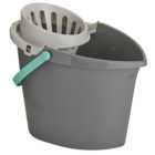 Wilko Mop Bucket with Wringer 11L
