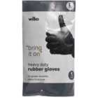 Wilko Large Heavy Duty Rubber Gloves
