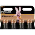Duracell Plus LR6 AA 1.5V Alkaline Batteries 8 pack
