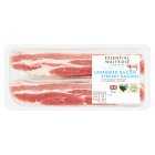 Essential 12 Unsmoked Bacon Streaky Rashers, 250g