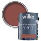 Wilko Brick Red Textured Masonry Paint 5L