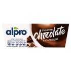 Alpro Dark Chocolate Dairy Free Vegan Soya Dessert, 4x125g