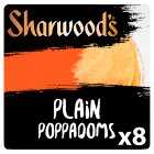 Sharwood's Plain Poppadoms, 8s