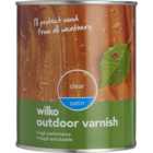 Wilko Clear Satin Outdoor Varnish 750ml