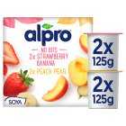 Alpro Mixed Fruit Dairy Free Yogurt Alternative, 4x125g