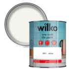 Wilko One Coat White Tile Gloss Paint 750ml