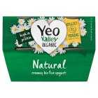 Yeo Valley Organic Natural Yogurts, 4x110g