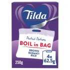 Tilda Boil in Bag Brown Basmati Rice, 4x62.5g