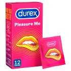 Durex Pleasure Me Ribbed and Dotted Condoms, 12s