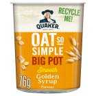 Quaker Oat So Simple Golden Syrup Porridge Big Pot, 76g