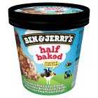 Ben & Jerry's Chocolate Half Baked Ice Cream Tub, 465ml