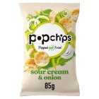 Popchips sour cream & onion potato chips, 85g